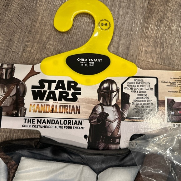 NEW Star Wars Child The Mandalorian Halloween Costume Small 5-6 - Picture 3 of 6